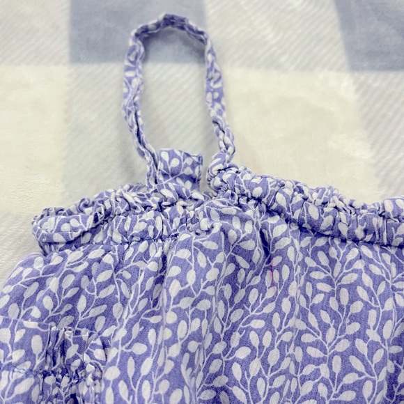 Mini Boden purple tiered strapped dress - Picture 7 of 9